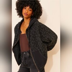 Free People We The Free Meow Oversized Hoodie